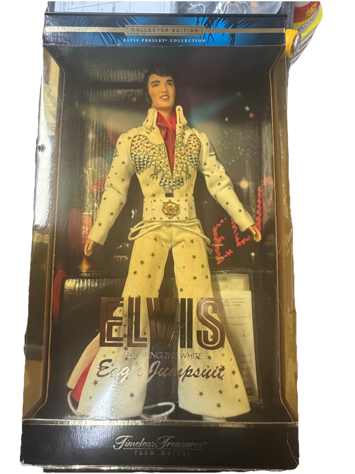 Elvis Presley White Eagle Jumpsuit Collectors Edition