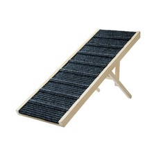 Dog Ramp for Bed, 43.5" Long Wooden Foldable Dog Ramp, 6 Adjustable... Fast Ship
