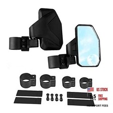 - Rear View/Side UTV Mirrors with SPOT Mirror - High Impact Right Left Side