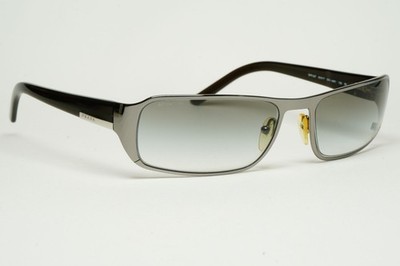 Prada Sunglasses 2006 Vintage Gunmetal Rectangle PR52FS SPR 52F