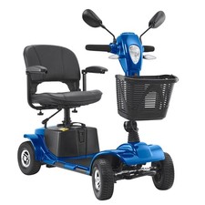 Heavy-Duty 4 Wheel Mobility Scooter for Adults  Seniors - Folding Electric Powe