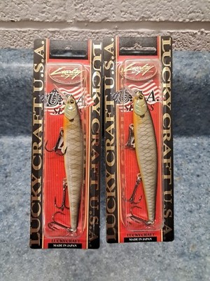 2 LUCKY CRAFT Slender Pointer 112MR  1/2oz 112mm 4-5'  Luckycraft Suspending 