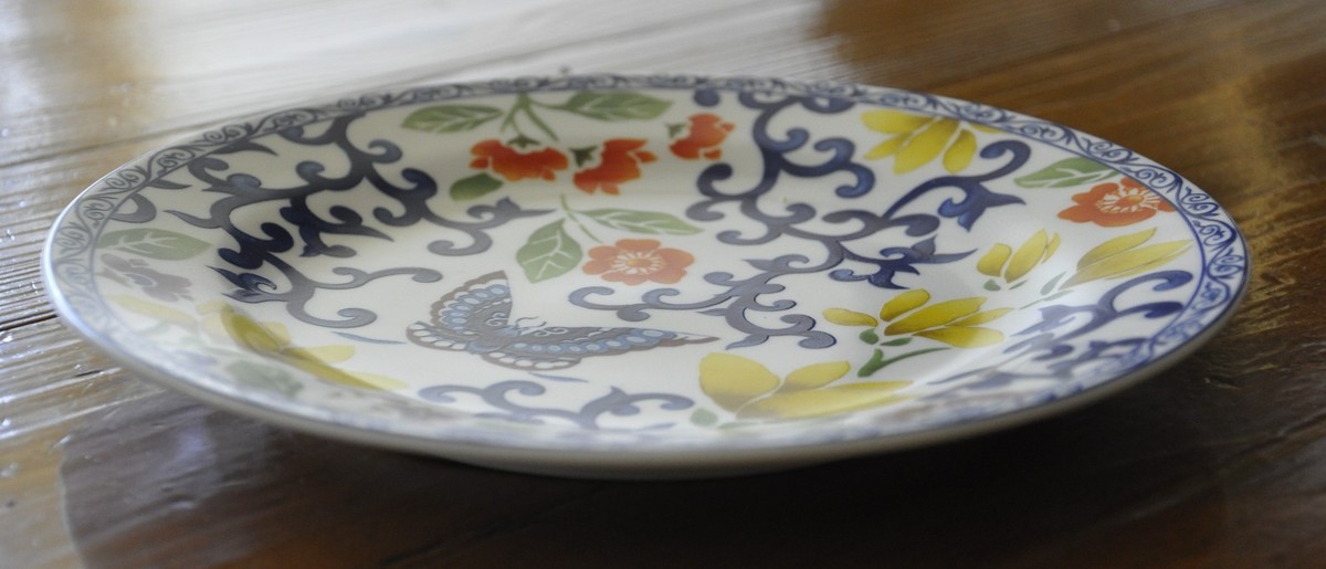 Ralph Lauren Mandarin Blue Porcelain China Dinnerware 16 pc Set