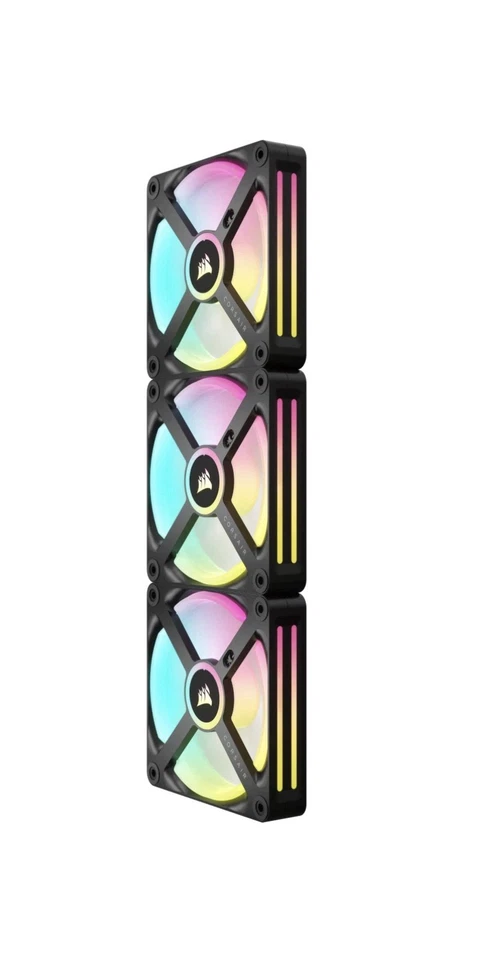 3er Set CORSAIR iCUE LINK QX120 RGB | 120mm Gehäuselüfter - Bild 2 von 4