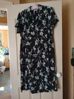 Bonmarche Long Floral Dress Size 22.