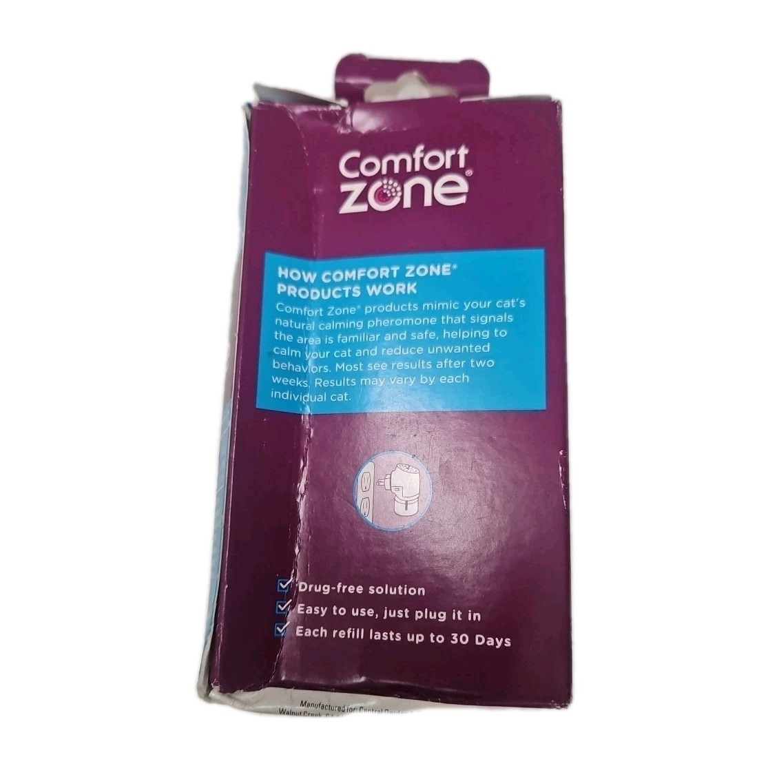 Comfort Zone Single And Multi-cat Calming Refill 1 Refill Per Box