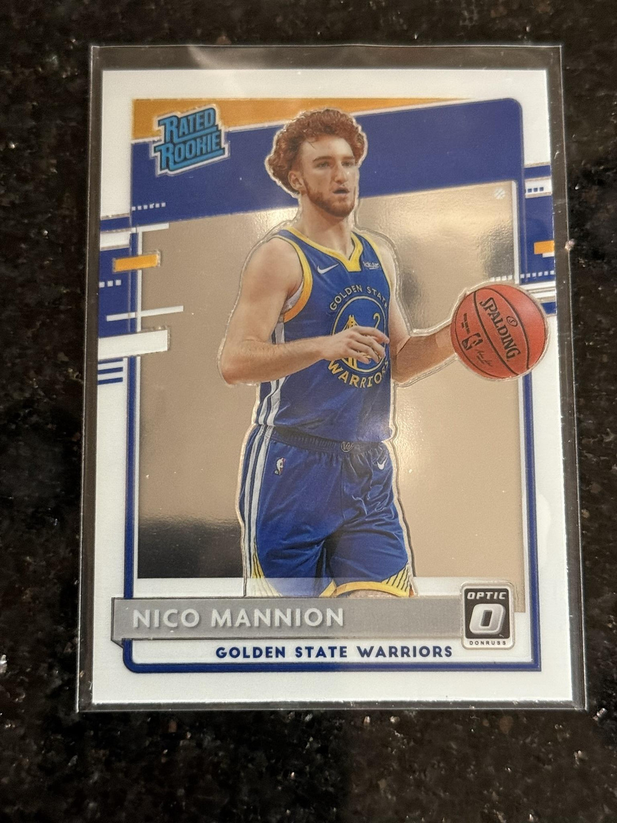 2020-21 Donruss Optic #190 Nico Mannion Golden State Warriors