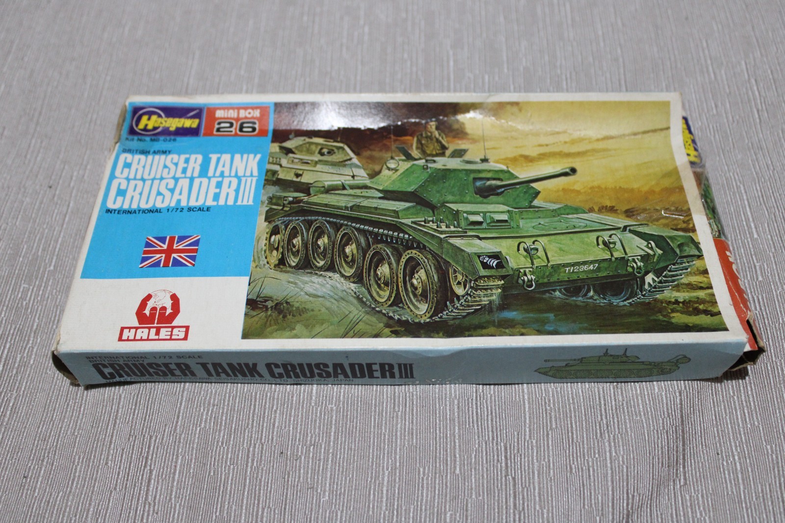 HASEGAWA CRUISER TANK CRUSADER 3 NUOVO/NEW MAI APERTO SPRUE INTEGRI COMPLETO