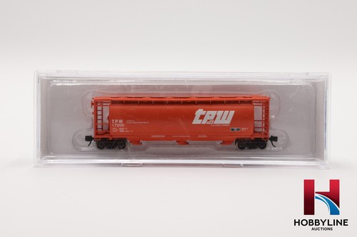 Tolva cilíndrica escala N Bowser 37835 TP&W | NUEVA | #17205 | Ruedas FVM | Condition: New