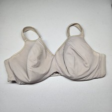 Cacique Women Bra 46DD Beige Lightly Lined Balconette Underwired