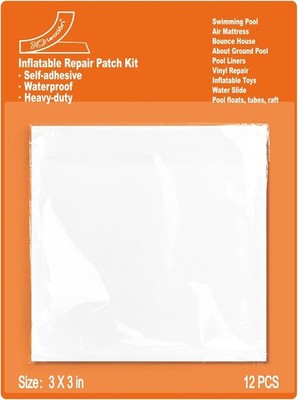 Pool Patch Repair Kit for Inflatables-Air Mattress Patch Kit Heavy Duty, Waterpr