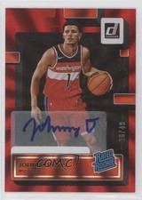 2022 Donruss Rated Rookie Holo Red Laser Signatures 26/49 Johnny Davis Auto 0kr0