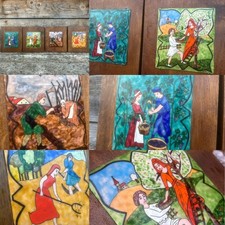 Cris Les 4 Saisons Cuivre Émaillée Email Émaux de Limoges Moyen Âge Ancien