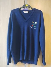 Hawick knitwear Scotland rugby sweatshirt - 1990 Grand Slam - pure new wool, XL