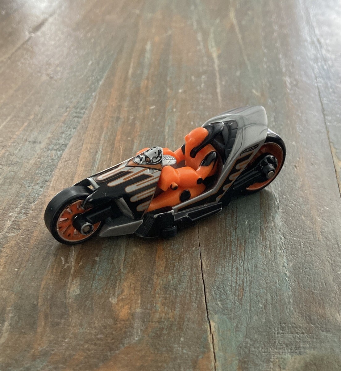 Vintage Hot Wheels Mattel Motorcycle 2004 Cybertooth B4556 Black
