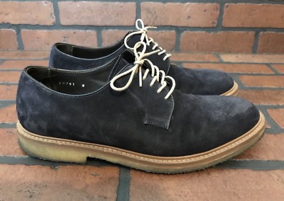 To Boot New York Oxfords Navy Blue Suede Size 8 With Rubber 