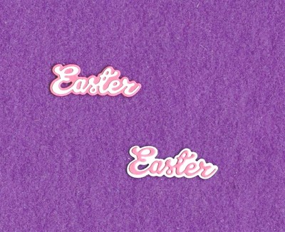 Easter #  2 die cuts scrapbook cards