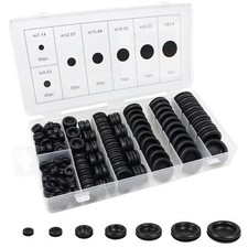 170pcs Rubber Grommet Firewall Hole Plug Set Electrical Wire Gasket Asso