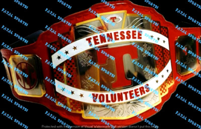 SEC VOLS TENNESSEE VOLUNTEERS CHAMPIONSHIPP BELT ADULT SIZE GENUINE LEATHER