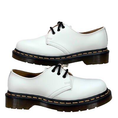 Dr. Martens 1461 Bex White Smooth Leather Low Top Oxford Shoes Sz WMS 5 Mens 4