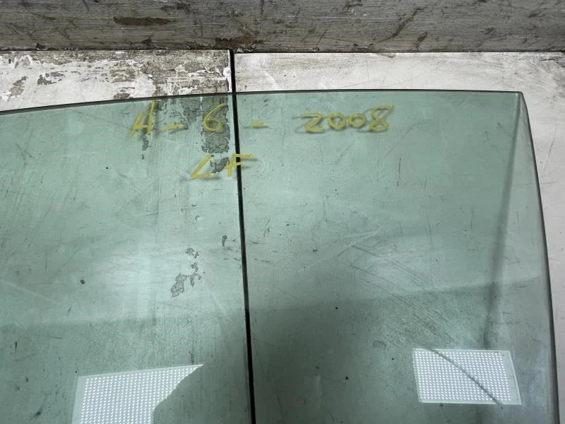 Audi A6 2008 sedán puerta delantera izquierda del conductor cristal OEM+ Foto 4 de 4