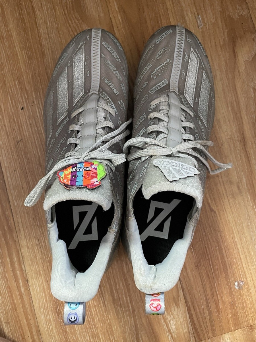 Adidas Adizero Big Mood Silver Football Cleats Shoe Men  display picture 3