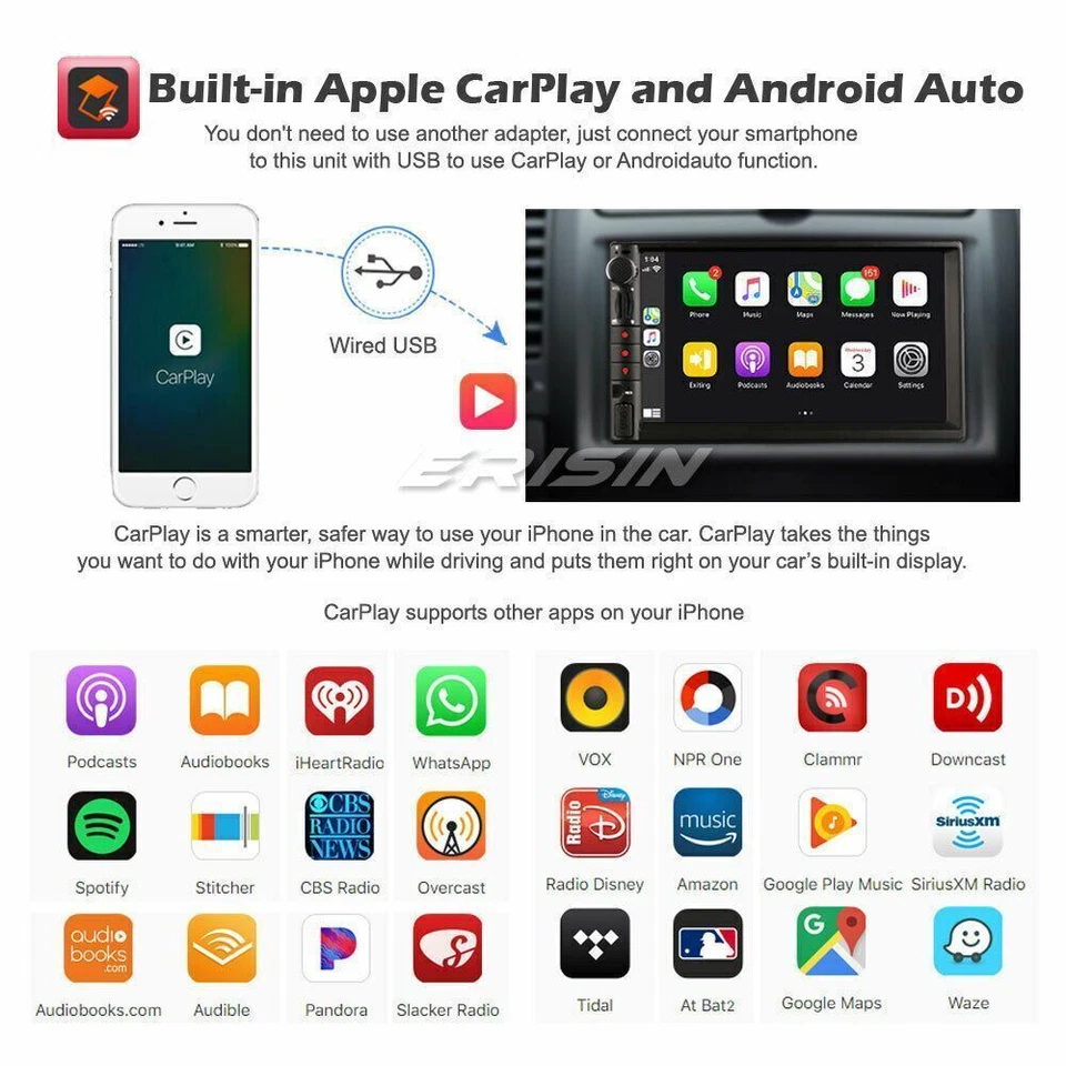 64GB Android 11 Doppel Din GPS Autoradio Navi Für Nissan DSP CarPlay DAB+ BT RDS - Bild 2 von 4