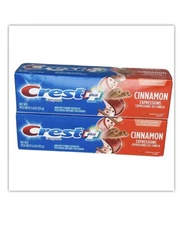 Crest Plus Complete Whitening Cinnamon Rush Toothpaste Pack of 2 5.4 oz
