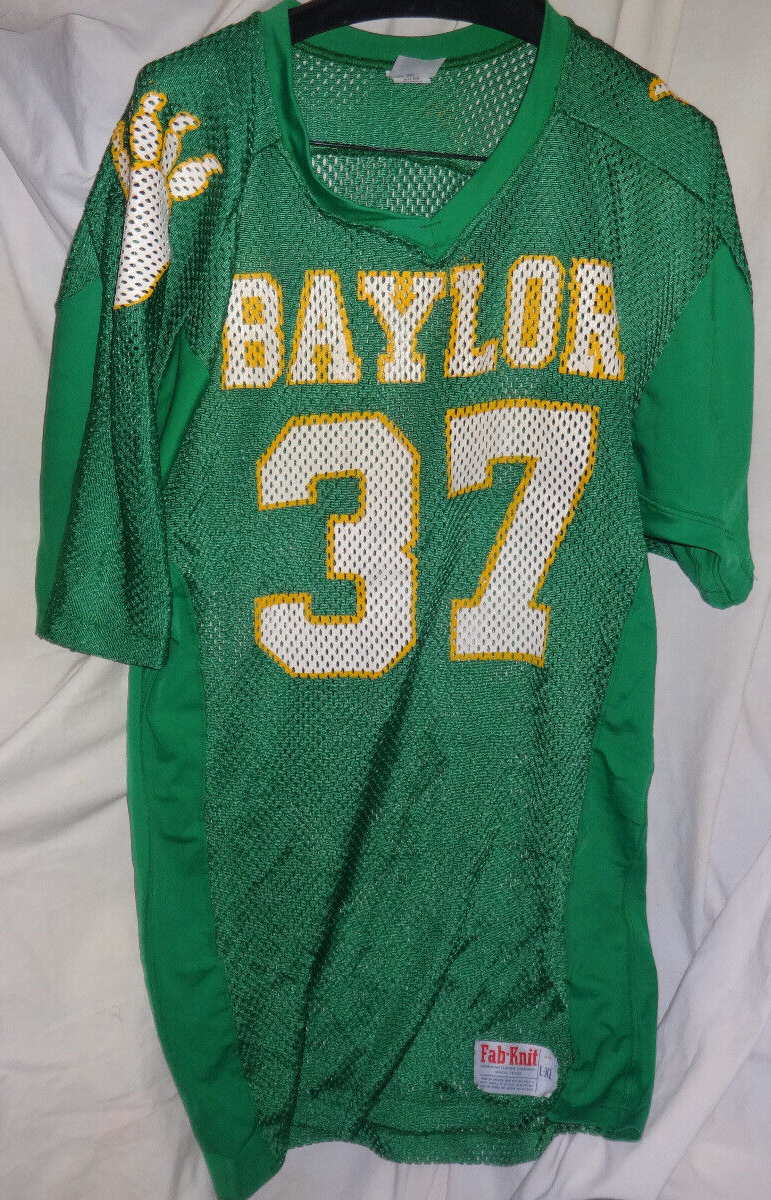 Vintage Baylor Bears Football Green L/XL Jersey Fab-Knit | eBay