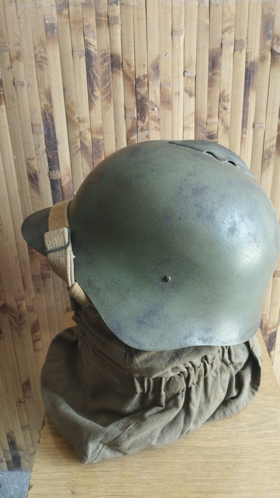 Soviet WWII RKKA SSh-36 Helmet, Size 3, restoration — image 8