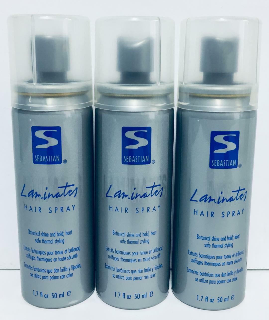 Sebastian Laminates Hair Spray Botanical Shine & Hold 3 Pack (1.7 fl