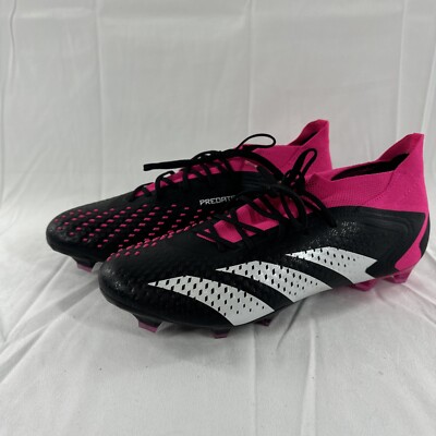 ADIDAS PREDATOR ACCURACY .1 FG CBLACK Farbe Schwarz / Rosa Größe EUR 44 2/3