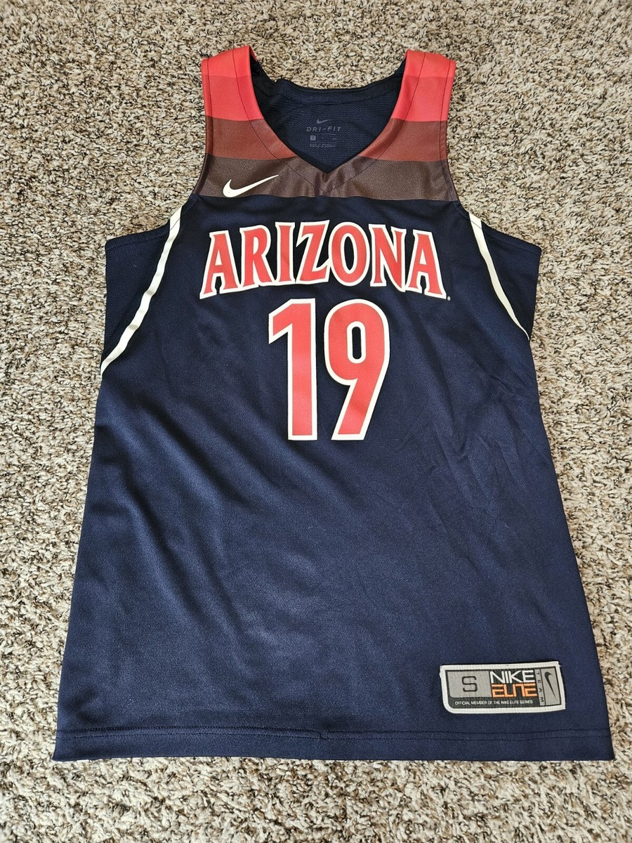 Vintage Nike Elite Arizona Wildcats #19 Small S Basketball Jersey Authentic  Y2K