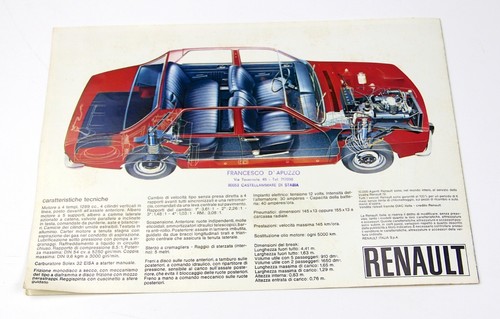 Renault 12 Brochure Originale 1973 - Catalog - Depliant Vintage Car Brochure - Imagen 20 de 24