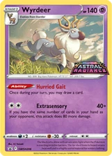 1x Wyrdeer SWSH206 ULTRA RARE SWSH Black Star Promo Pokemon TCG Card NM