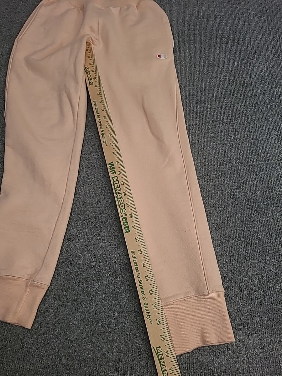 Champion Reverse Weave Pants Adult XS Primer Pink Ribbed