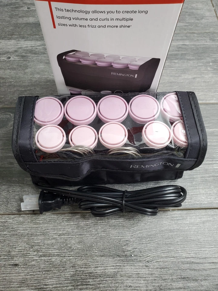 Remington H-1015 Compacto Cerámica 10 Hot Rollers 1 1/4" Grande y 1" Tamaño Mediano Foto 4 de 4