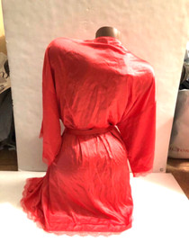 Victoria's Secret Very Sexy Satin Kimono Robe Salmon Pink M/L NWT