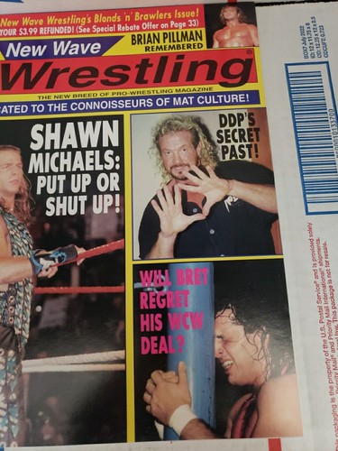 NEW WAVE WRESTLING #31 - APRIL 1998 - DDP + SHAWN MICHAELS COVER! ~ Cb50 - Picture 3 of 6