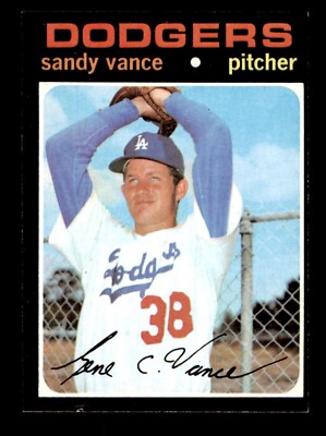 1971 Topps Baseball #34 Sandy Vance EX/MT *d5