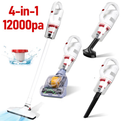 12000Pa 45Min Cordless Handheld Stick Carpet Floor Vacuum Cleaner Suction 120W