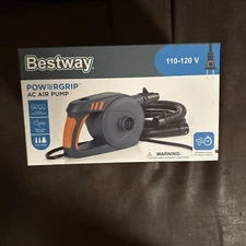 NEW In Box! Bestway Sidewinder AC Airpump 110-120v w/ 3 Valve Adapters