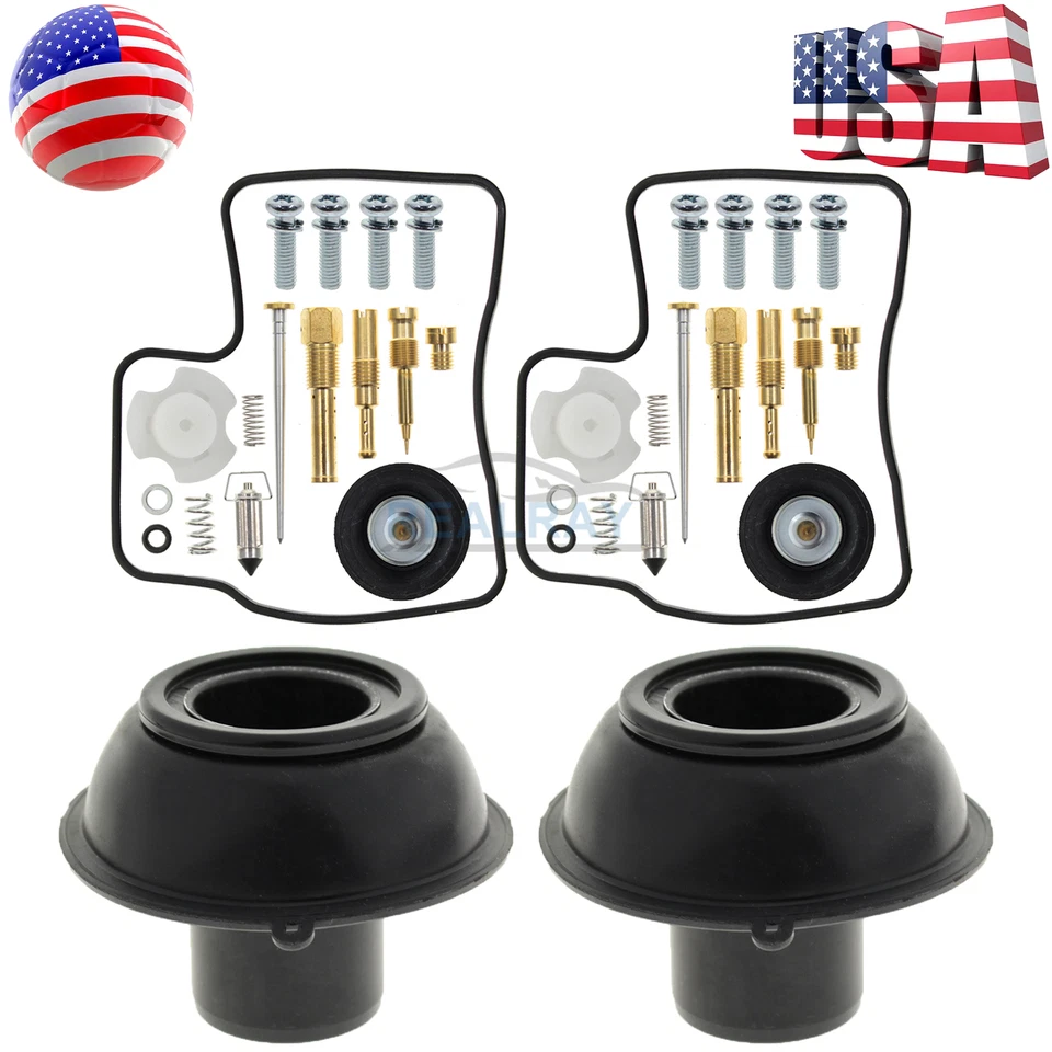 Kit de reconstrucción de reparación de carburador para Honda Steed Shadow VLX 400 1994-2003 + émbolo Foto 2 de 4