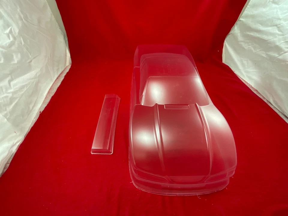 Team Associated RC10DS clear BODY + WING DECALS window mask NEW rc10 ds - Image 2 of 3