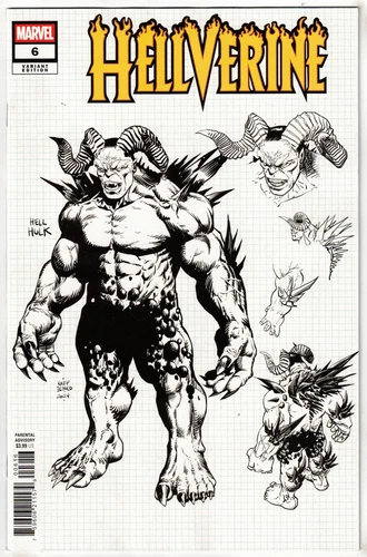 HELLVERINE #6 (2025)- 1:10 RAFFAELLE IENCO VARIANT- MARVEL