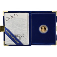 American Gold Eagle Proof 1/10 oz $5 - Coin in OGP - Random Date