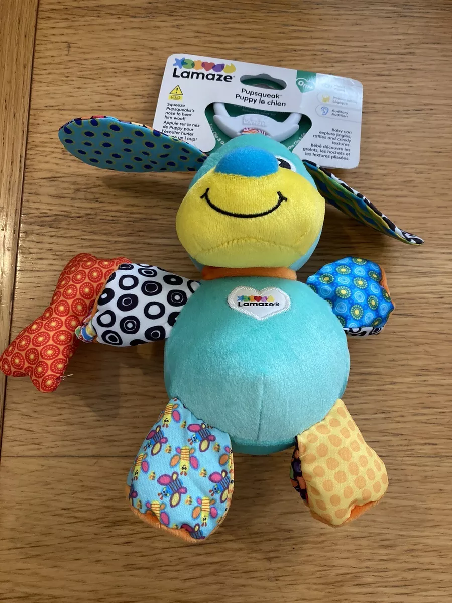Lamaze Pupsqueak Play and Grow Soft Toy New With Tags