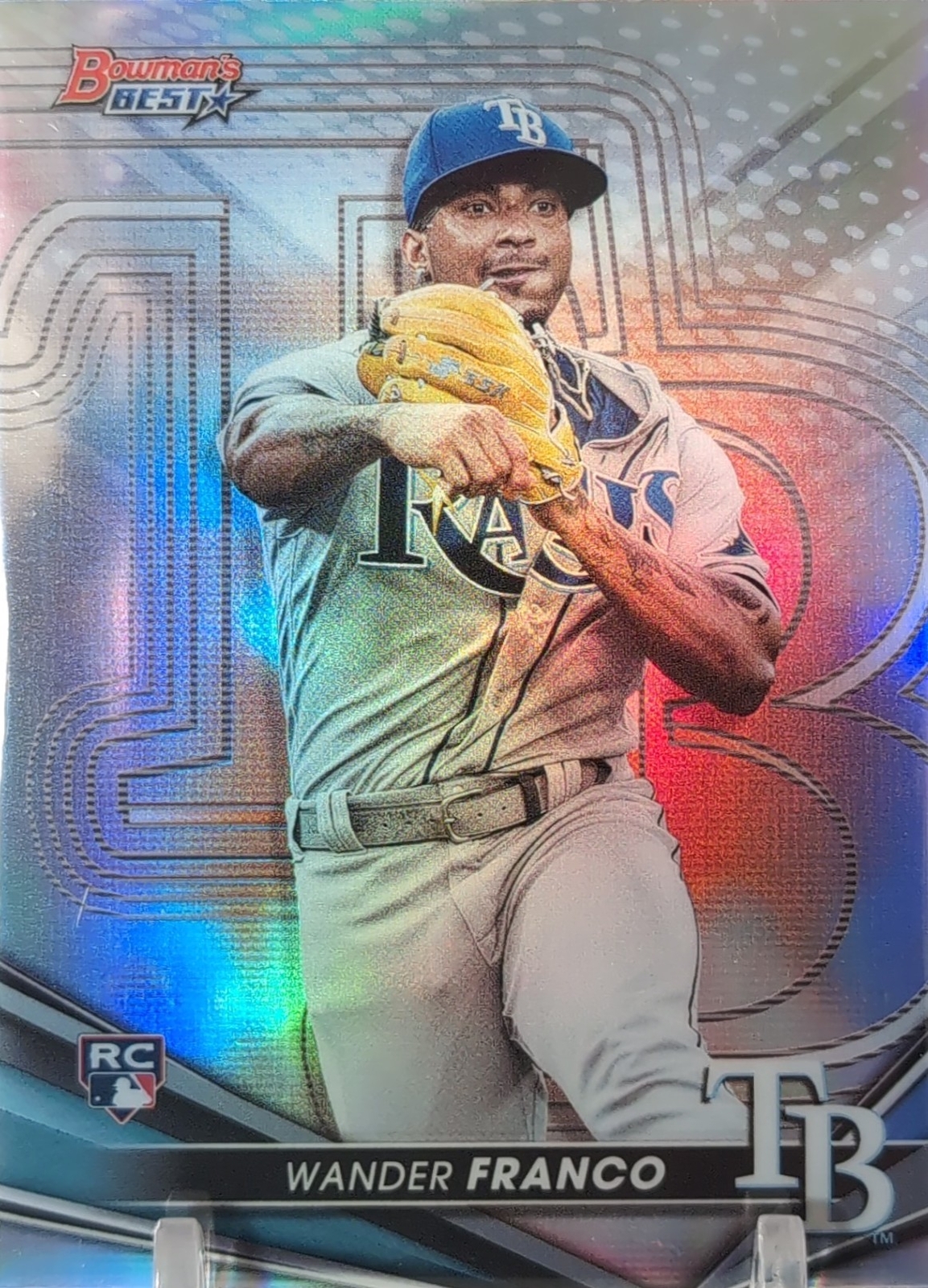 2022 Bowman's Best #39 Wander Franco - Tampa Bay Rays Refractor rookie