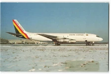 Postcard Airline ZAIRE CARGO McDouglas DC-8-54F 9Q-CDM CC10.