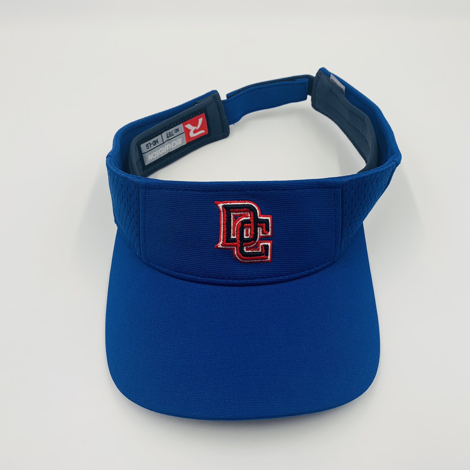 UNKNOWN DC Sun Visor Hat Cap ADJUSTABLE Adult Blu… - image 2